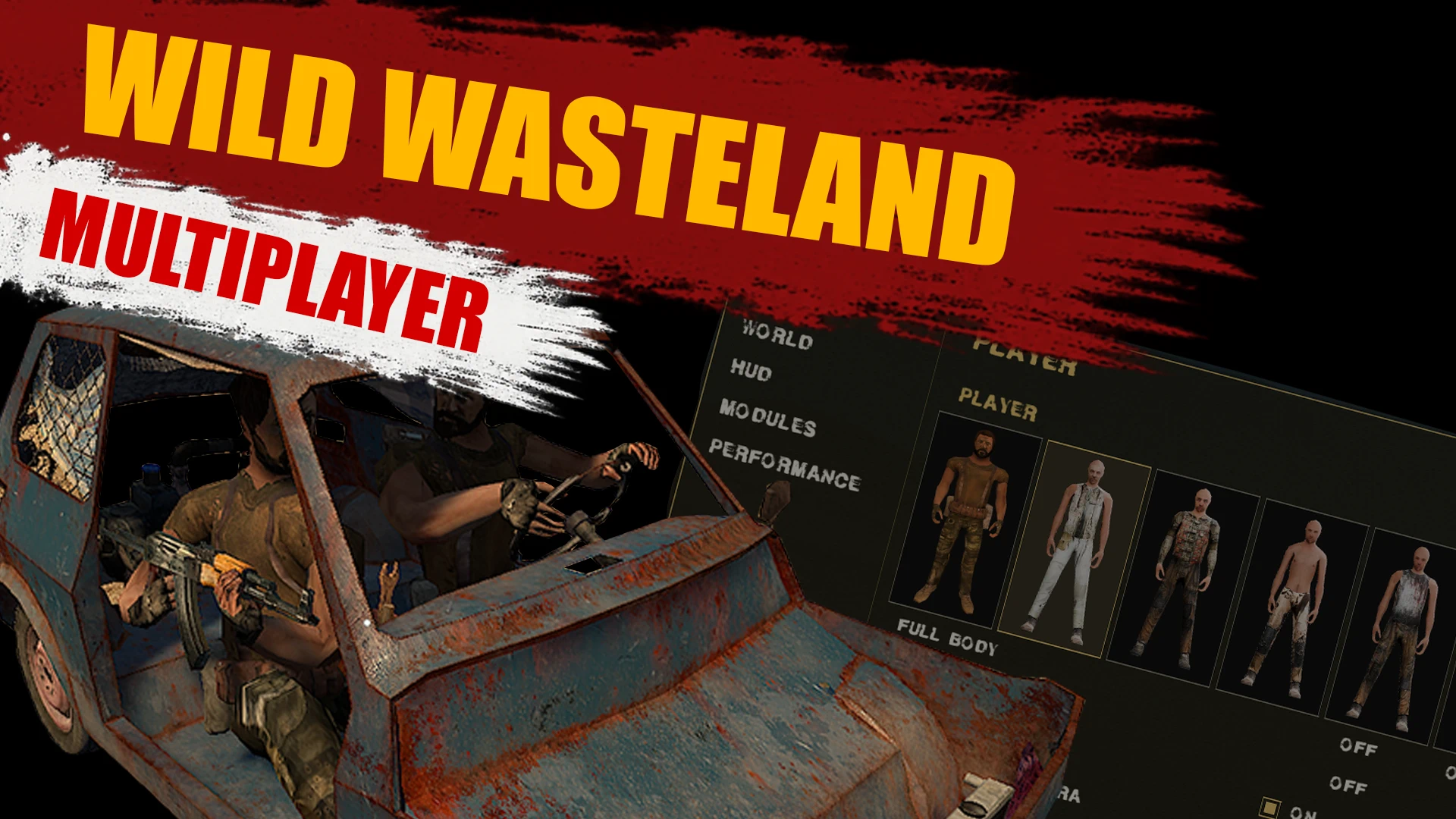 Wild Wasteland Multiplayer creator promotional image.