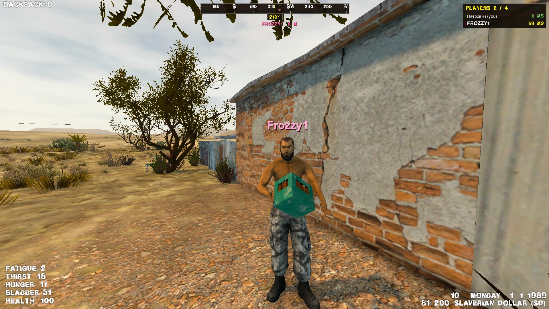 Creator screenshot showing a Slaverian Together co-op session.