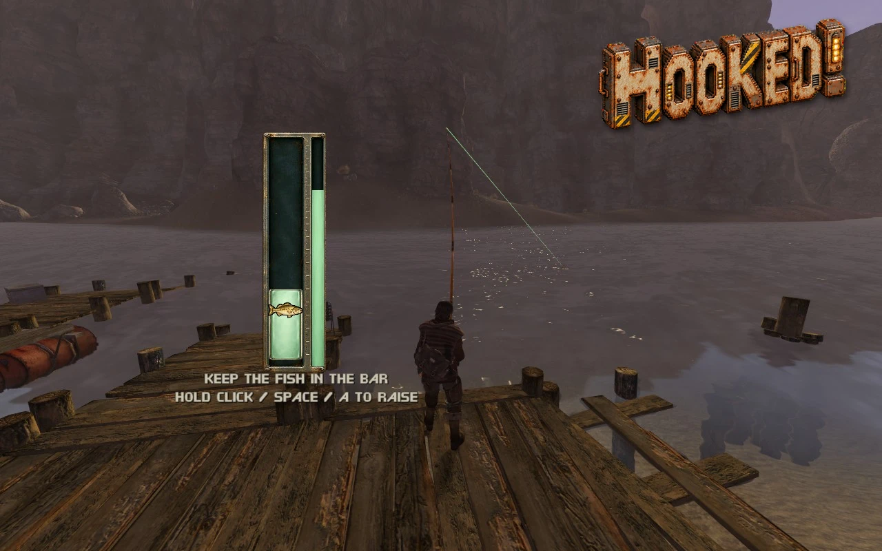 RentalDue's HOOKED adds a Stardew-style reeling minigame to Fallout: New Vegas's Side Activity - Fishing.